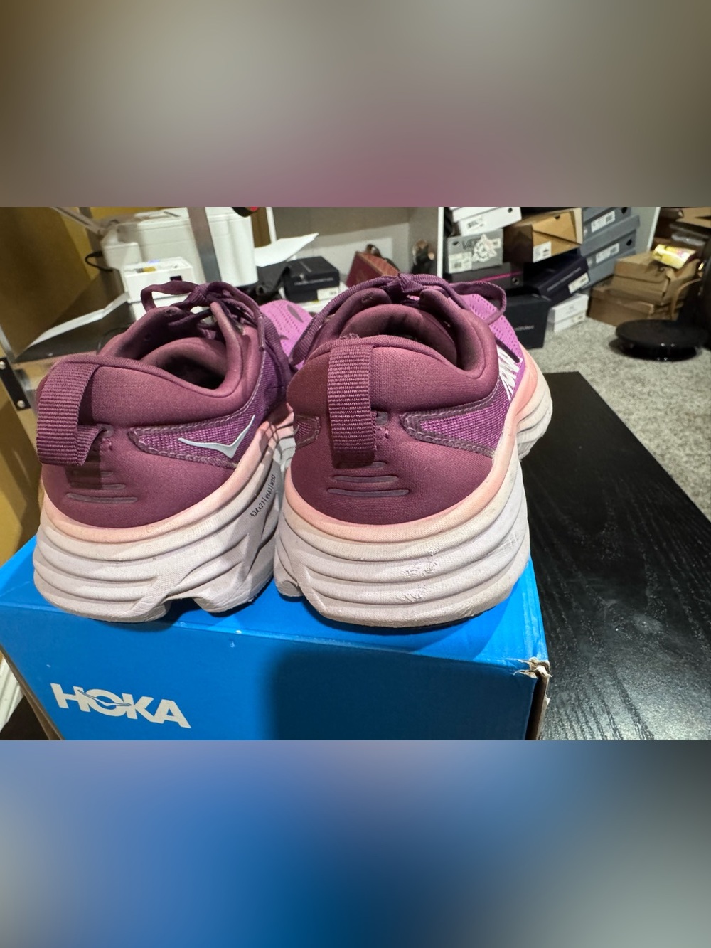 Hoka Bondi 8 Women's Running Shoes Size 7.5 in box - Picture 13 of 14